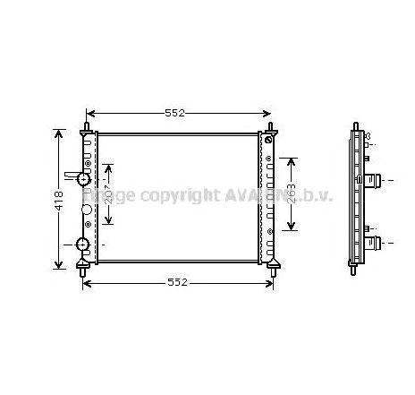Radiator, racire motor PRASCO FTA2201</br>Piesa auto pentru Radiator racire apa/ ulei Radiator, racire motor PRASCO FTA2201</br>Piesa auto pentru Radiator racire apa/ ulei