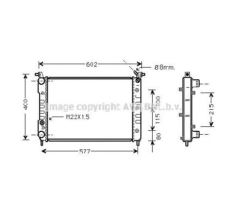 Radiator, racire motor PRASCO FTA2232</br>Piesa auto pentru Radiator racire apa/ ulei Radiator, racire motor PRASCO FTA2232</br>Piesa auto pentru Radiator racire apa/ ulei