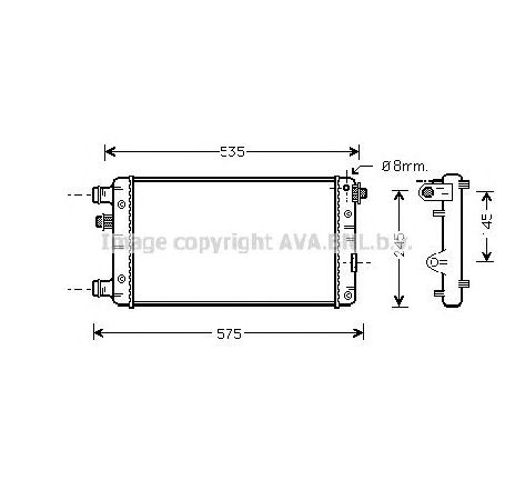 Radiator, racire motor PRASCO FTA2239</br>Piesa auto pentru Radiator racire apa/ ulei Radiator, racire motor PRASCO FTA2239</br>Piesa auto pentru Radiator racire apa/ ulei