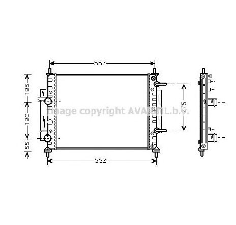 Radiator, racire motor PRASCO FTA2260</br>Piesa auto pentru Radiator racire apa/ ulei Radiator, racire motor PRASCO FTA2260</br>Piesa auto pentru Radiator racire apa/ ulei