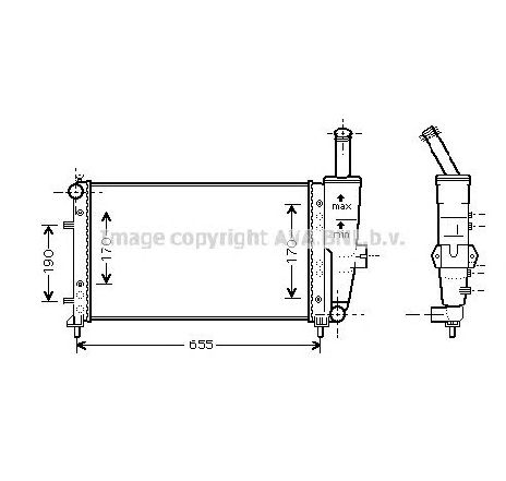Radiator, racire motor PRASCO FTA2281</br>Piesa auto pentru Radiator racire apa/ ulei Radiator, racire motor PRASCO FTA2281</br>Piesa auto pentru Radiator racire apa/ ulei