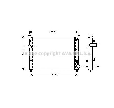 Radiator, racire motor PRASCO FTA2371</br>Piesa auto pentru Radiator racire apa/ ulei Radiator, racire motor PRASCO FTA2371</br>Piesa auto pentru Radiator racire apa/ ulei