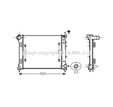 Radiator, racire motor PRASCO FTA2403</br>Piesa auto pentru Radiator racire apa/ ulei Radiator, racire motor PRASCO FTA2403</br>Piesa auto pentru Radiator racire apa/ ulei