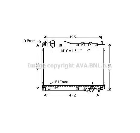 Radiator, racire motor PRASCO HD2204</br>Piesa auto pentru Radiator racire apa/ ulei Radiator, racire motor PRASCO HD2204</br>Piesa auto pentru Radiator racire apa/ ulei