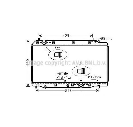 Radiator, racire motor PRASCO HD2215</br>Piesa auto pentru Radiator racire apa/ ulei Radiator, racire motor PRASCO HD2215</br>Piesa auto pentru Radiator racire apa/ ulei