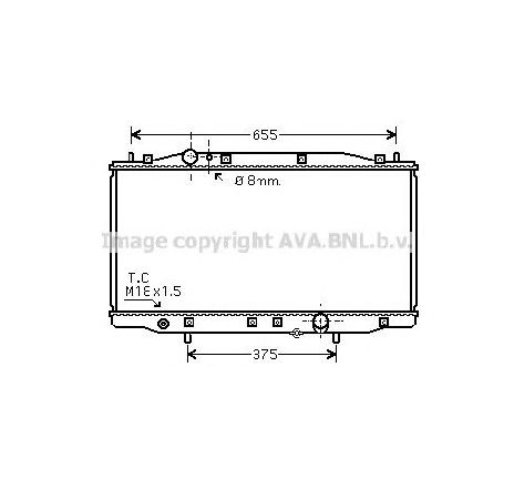 Radiator, racire motor PRASCO HD2218</br>Piesa auto pentru Radiator racire apa/ ulei Radiator, racire motor PRASCO HD2218</br>Piesa auto pentru Radiator racire apa/ ulei