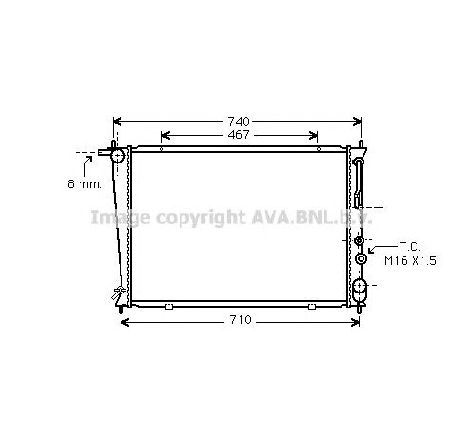 Radiator, racire motor PRASCO HY2050</br>Piesa auto pentru Radiator racire apa/ ulei Radiator, racire motor PRASCO HY2050</br>Piesa auto pentru Radiator racire apa/ ulei