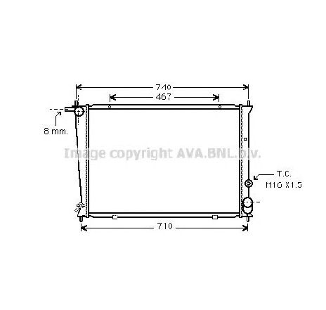 Radiator, racire motor PRASCO HY2053</br>Piesa auto pentru Radiator racire apa/ ulei Radiator, racire motor PRASCO HY2053</br>Piesa auto pentru Radiator racire apa/ ulei