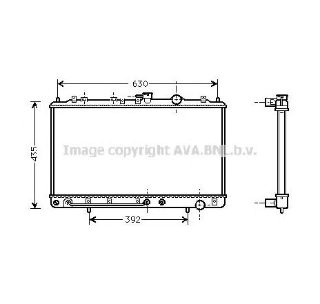 Radiator, racire motor PRASCO HY2076</br>Piesa auto pentru Radiator racire apa/ ulei Radiator, racire motor PRASCO HY2076</br>Piesa auto pentru Radiator racire apa/ ulei