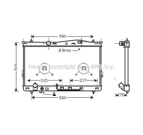 Radiator, racire motor PRASCO HY2078</br>Piesa auto pentru Radiator racire apa/ ulei Radiator, racire motor PRASCO HY2078</br>Piesa auto pentru Radiator racire apa/ ulei