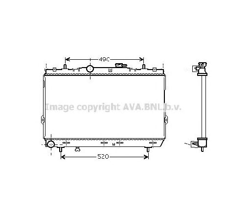 Radiator, racire motor PRASCO HY2095</br>Piesa auto pentru Radiator racire apa/ ulei Radiator, racire motor PRASCO HY2095</br>Piesa auto pentru Radiator racire apa/ ulei