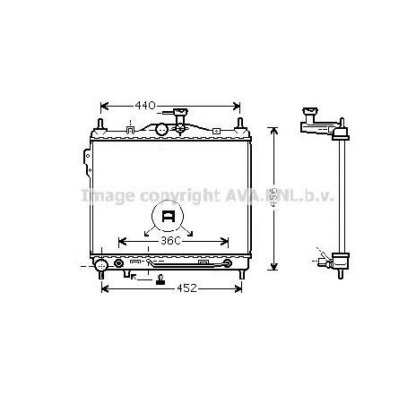 Radiator, racire motor PRASCO HY2100</br>Piesa auto pentru Radiator racire apa/ ulei Radiator, racire motor PRASCO HY2100</br>Piesa auto pentru Radiator racire apa/ ulei