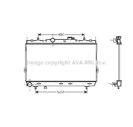 Radiator, racire motor PRASCO HY2104</br>Piesa auto pentru Radiator racire apa/ ulei Radiator, racire motor PRASCO HY2104</br>Piesa auto pentru Radiator racire apa/ ulei
