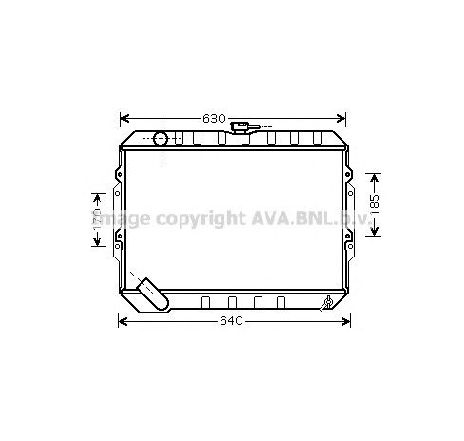 Radiator, racire motor PRASCO HY2133</br>Piesa auto pentru Radiator racire apa/ ulei Radiator, racire motor PRASCO HY2133</br>Piesa auto pentru Radiator racire apa/ ulei