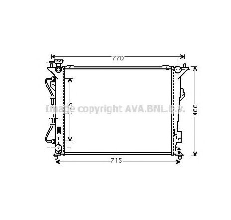 Radiator, racire motor PRASCO HY2172</br>Piesa auto pentru Radiator racire apa/ ulei Radiator, racire motor PRASCO HY2172</br>Piesa auto pentru Radiator racire apa/ ulei