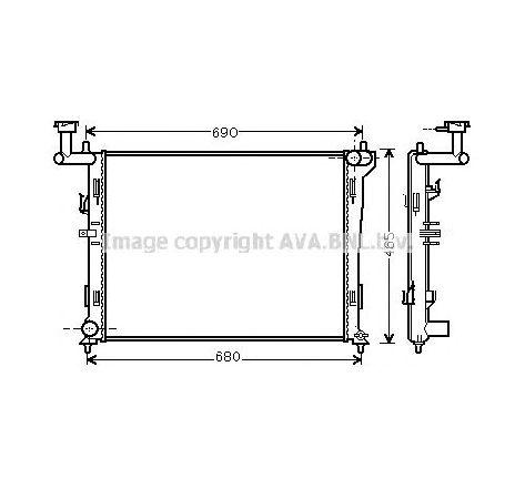 Radiator, racire motor PRASCO HY2179</br>Piesa auto pentru Radiator racire apa/ ulei Radiator, racire motor PRASCO HY2179</br>Piesa auto pentru Radiator racire apa/ ulei