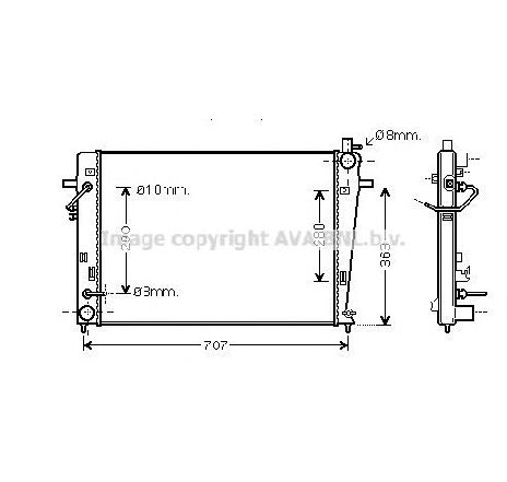 Radiator, racire motor PRASCO HY2203</br>Piesa auto pentru Radiator racire apa/ ulei Radiator, racire motor PRASCO HY2203</br>Piesa auto pentru Radiator racire apa/ ulei