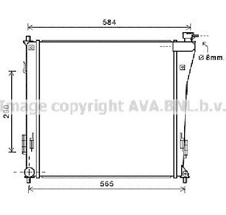Radiator, racire motor PRASCO HY2303</br>Piesa auto pentru Radiator racire apa/ ulei Radiator, racire motor PRASCO HY2303</br>Piesa auto pentru Radiator racire apa/ ulei