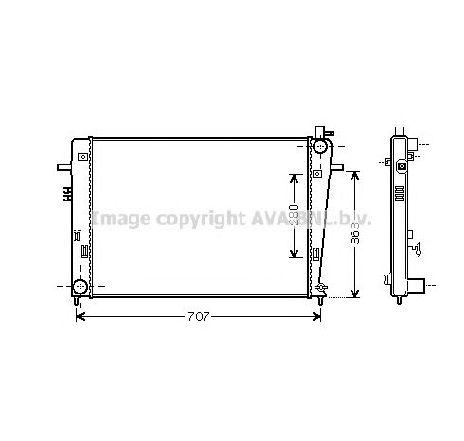 Radiator, racire motor PRASCO HY2328</br>Piesa auto pentru Radiator racire apa/ ulei Radiator, racire motor PRASCO HY2328</br>Piesa auto pentru Radiator racire apa/ ulei