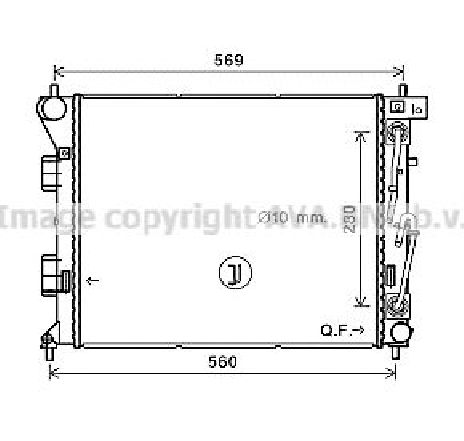 Radiator, racire motor PRASCO HY2351</br>Piesa auto pentru Radiator racire apa/ ulei Radiator, racire motor PRASCO HY2351</br>Piesa auto pentru Radiator racire apa/ ulei