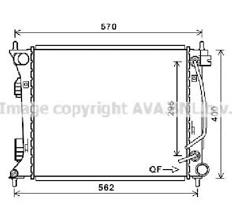 Radiator, racire motor PRASCO HY2433</br>Piesa auto pentru Radiator racire apa/ ulei Radiator, racire motor PRASCO HY2433</br>Piesa auto pentru Radiator racire apa/ ulei