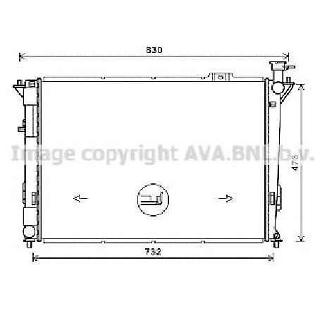 Radiator, racire motor PRASCO HY2435</br>Piesa auto pentru Radiator racire apa/ ulei Radiator, racire motor PRASCO HY2435</br>Piesa auto pentru Radiator racire apa/ ulei