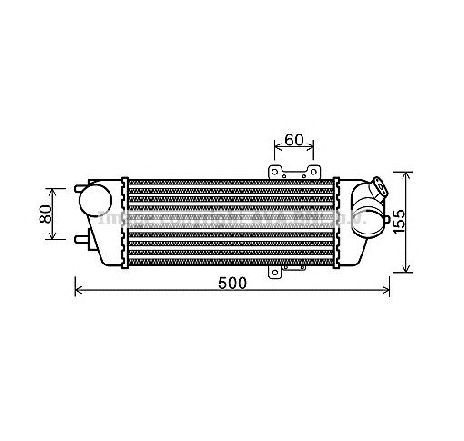 Intercooler, compresor PRASCO HY4227</br>Piesa auto pentru Turbocompressor Intercooler, compresor PRASCO HY4227</br>Piesa auto pentru Turbocompressor