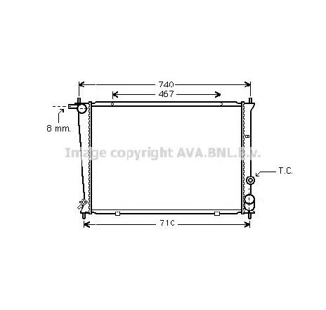 Radiator, racire motor PRASCO HYA2049</br>Piesa auto pentru Radiator racire apa/ ulei Radiator, racire motor PRASCO HYA2049</br>Piesa auto pentru Radiator racire apa/ ulei