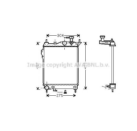 Radiator, racire motor PRASCO HYA2099</br>Piesa auto pentru Radiator racire apa/ ulei Radiator, racire motor PRASCO HYA2099</br>Piesa auto pentru Radiator racire apa/ ulei