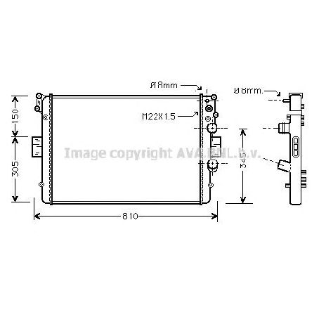 Radiator, racire motor PRASCO IV2043</br>Piesa auto pentru Radiator racire apa/ ulei Radiator, racire motor PRASCO IV2043</br>Piesa auto pentru Radiator racire apa/ ulei