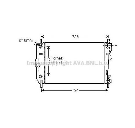 Radiator, racire motor PRASCO JR2047</br>Piesa auto pentru Radiator racire apa/ ulei Radiator, racire motor PRASCO JR2047</br>Piesa auto pentru Radiator racire apa/ ulei