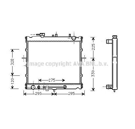 Radiator, racire motor PRASCO KA2023</br>Piesa auto pentru Radiator racire apa/ ulei Radiator, racire motor PRASCO KA2023</br>Piesa auto pentru Radiator racire apa/ ulei