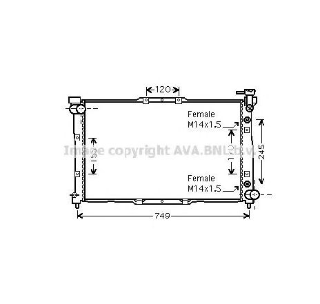 Radiator, racire motor PRASCO KA2040</br>Piesa auto pentru Radiator racire apa/ ulei Radiator, racire motor PRASCO KA2040</br>Piesa auto pentru Radiator racire apa/ ulei