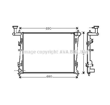 Radiator, racire motor PRASCO KA2097</br>Piesa auto pentru Radiator racire apa/ ulei Radiator, racire motor PRASCO KA2097</br>Piesa auto pentru Radiator racire apa/ ulei