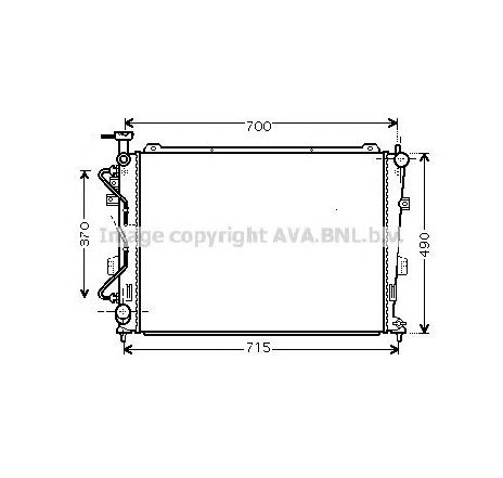 Radiator, racire motor PRASCO KA2106</br>Piesa auto pentru Radiator racire apa/ ulei Radiator, racire motor PRASCO KA2106</br>Piesa auto pentru Radiator racire apa/ ulei