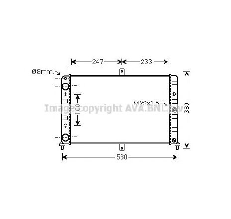 Radiator, racire motor PRASCO LA2008</br>Piesa auto pentru Radiator racire apa/ ulei Radiator, racire motor PRASCO LA2008</br>Piesa auto pentru Radiator racire apa/ ulei