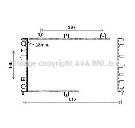Radiator, racire motor PRASCO LA2022</br>Piesa auto pentru Radiator racire apa/ ulei Radiator, racire motor PRASCO LA2022</br>Piesa auto pentru Radiator racire apa/ ulei