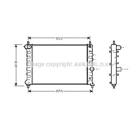 Radiator, racire motor PRASCO LC2078</br>Piesa auto pentru Radiator racire apa/ ulei Radiator, racire motor PRASCO LC2078</br>Piesa auto pentru Radiator racire apa/ ulei