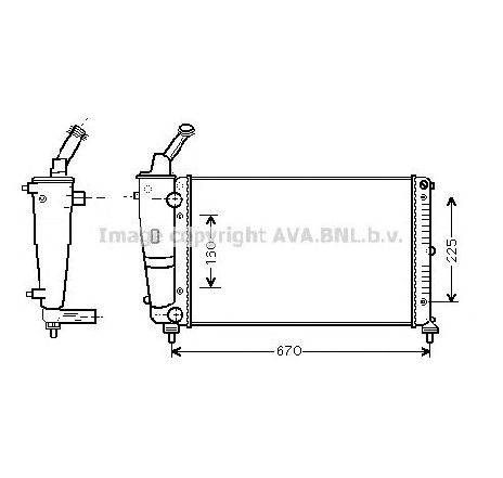Radiator, racire motor PRASCO LCA2081</br>Piesa auto pentru Radiator racire apa/ ulei Radiator, racire motor PRASCO LCA2081</br>Piesa auto pentru Radiator racire apa/ ulei