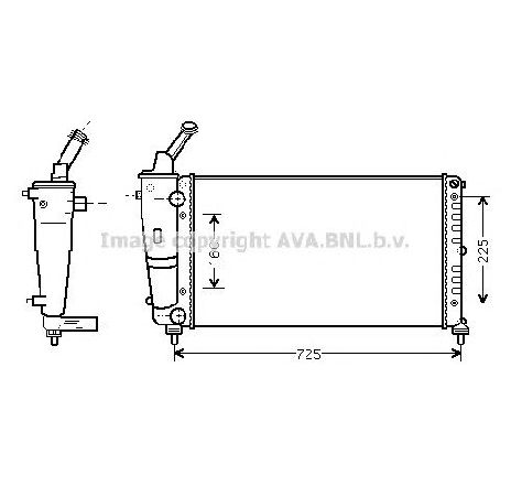 Radiator, racire motor PRASCO LCA2083</br>Piesa auto pentru Radiator racire apa/ ulei Radiator, racire motor PRASCO LCA2083</br>Piesa auto pentru Radiator racire apa/ ulei