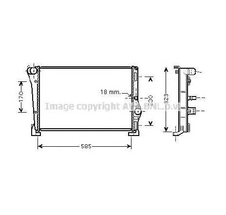 Radiator, racire motor PRASCO LCA2088</br>Piesa auto pentru Radiator racire apa/ ulei Radiator, racire motor PRASCO LCA2088</br>Piesa auto pentru Radiator racire apa/ ulei