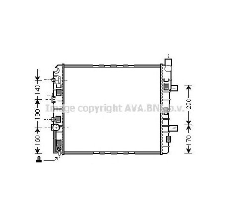 Radiator, racire motor PRASCO MS2319</br>Piesa auto pentru Radiator racire apa/ ulei Radiator, racire motor PRASCO MS2319</br>Piesa auto pentru Radiator racire apa/ ulei