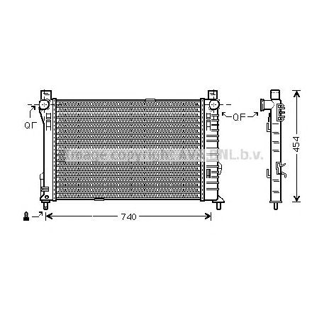 Radiator, racire motor PRASCO MS2338</br>Piesa auto pentru Radiator racire apa/ ulei Radiator, racire motor PRASCO MS2338</br>Piesa auto pentru Radiator racire apa/ ulei