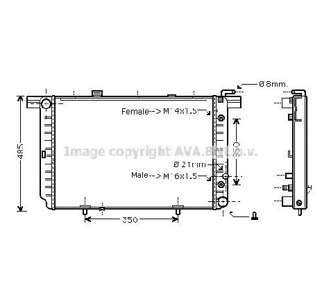 Radiator, racire motor PRASCO MS2340</br>Piesa auto pentru Radiator racire apa/ ulei Radiator, racire motor PRASCO MS2340</br>Piesa auto pentru Radiator racire apa/ ulei