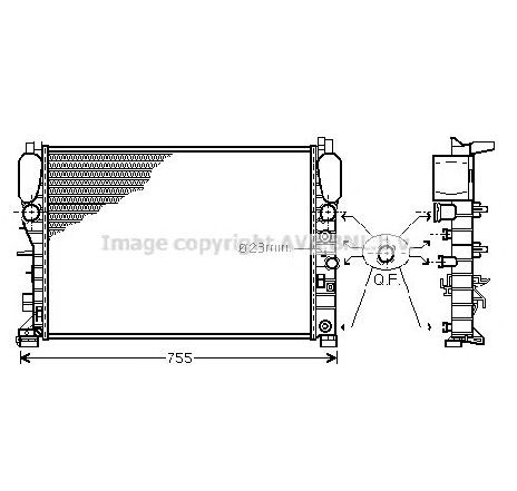 Radiator, racire motor PRASCO MS2342</br>Piesa auto pentru Radiator racire apa/ ulei Radiator, racire motor PRASCO MS2342</br>Piesa auto pentru Radiator racire apa/ ulei