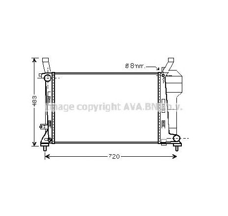 Radiator, racire motor PRASCO MS2363</br>Piesa auto pentru Radiator racire apa/ ulei Radiator, racire motor PRASCO MS2363</br>Piesa auto pentru Radiator racire apa/ ulei