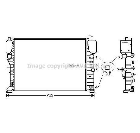 Radiator, racire motor PRASCO MS2394</br>Piesa auto pentru Radiator racire apa/ ulei Radiator, racire motor PRASCO MS2394</br>Piesa auto pentru Radiator racire apa/ ulei