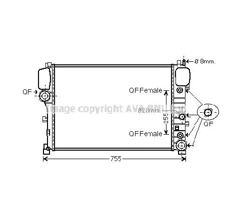Radiator, racire motor PRASCO MS2469</br>Piesa auto pentru Radiator racire apa/ ulei Radiator, racire motor PRASCO MS2469</br>Piesa auto pentru Radiator racire apa/ ulei