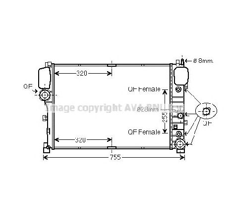 Radiator, racire motor PRASCO MS2492</br>Piesa auto pentru Radiator racire apa/ ulei Radiator, racire motor PRASCO MS2492</br>Piesa auto pentru Radiator racire apa/ ulei
