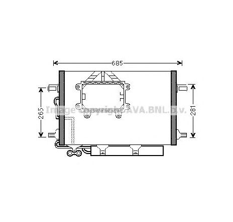 Condensator, climatizare PRASCO MS5562D</br>Piesa auto pentru Sistem de aer conditionat Condensator, climatizare PRASCO MS5562D</br>Piesa auto pentru Sistem de aer conditionat